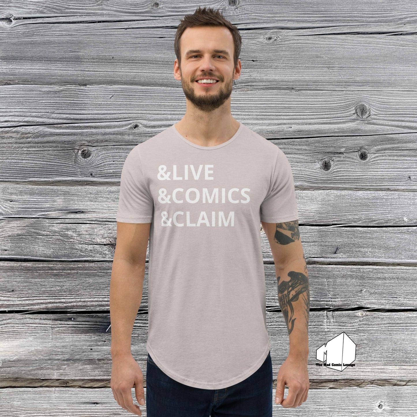 The LCC- Curved Hem T-Shirt