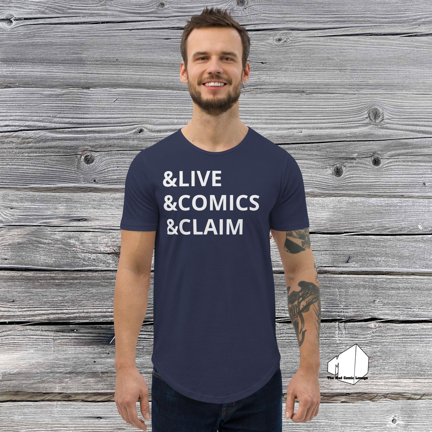 The LCC- Curved Hem T-Shirt