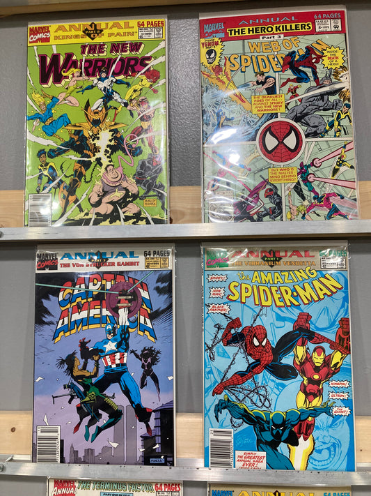 Marvel Annual 12 book bundle